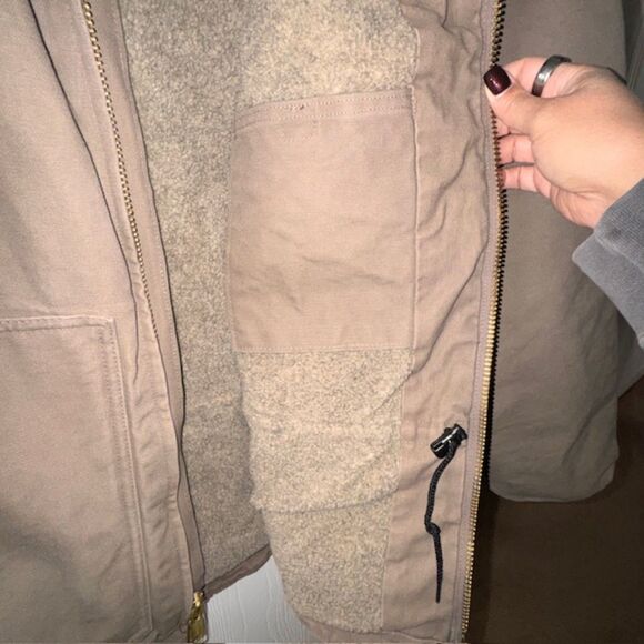 Carhartt Sandstone Ridge Coat / Sherpa Lined Men's XL - Picture 8 of 9